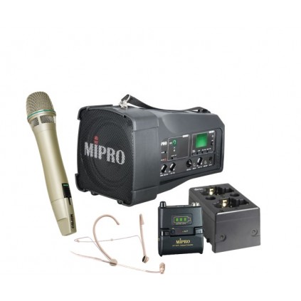 Mipro MA-100DG + Mipro MU-53HNS + Mipro ACT-58TC + Mipro ACT-58HC + Mipro MP-8 lader