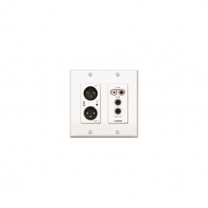Atterotech unD3IO Dante 2in/2out  wallplate interface