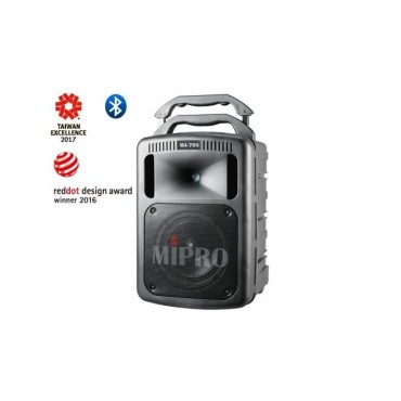 Mipro MA-708PA active 190 watt portabel PA + Mipro MRM-70B ISM