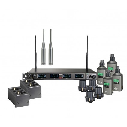 Mipro ACT-8 og TA-80 m/målemikrofon 4 kanaler