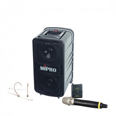 Mipro MA-929 høyttalerpakke med håndmikrofon og headmic